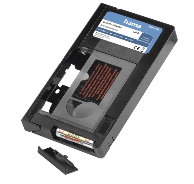 Adattatore Per Videocassette VHS C/S-VHS - Lettore E Registratore Per Nastri Vintage - Foto 8