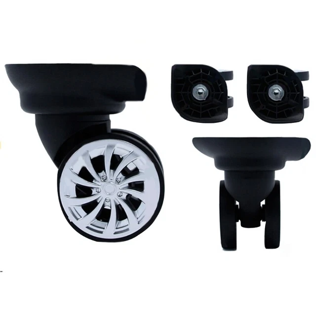 1 pair A18 Replacement Luggage Wheels Repair DIYAccessories for Travel Suitcases
