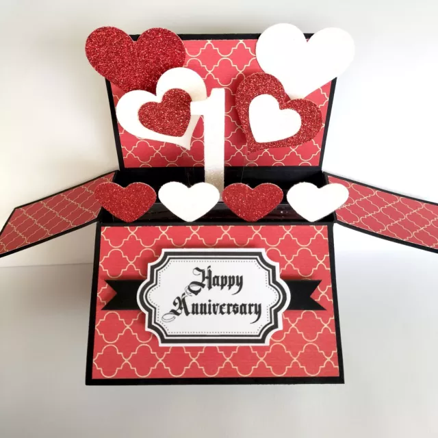 Handmade 1st Anniversary Card, First Anniversary Card, 1 Year Anniversary card