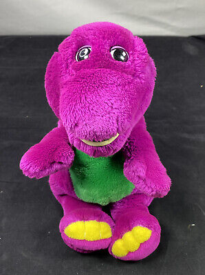 purple stuffed dinosaur