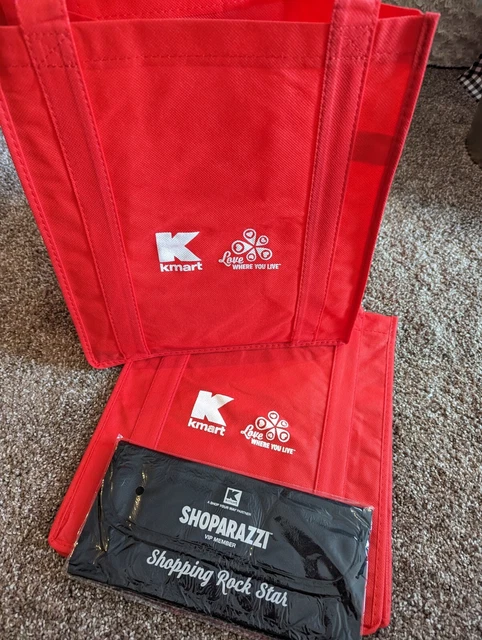 Vtg Kmart Shopping Bags & coupon wallet
