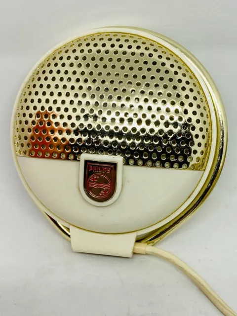 Seltenes rundes PHILIPS MIKROPHON Model EL 3750/10 original 50er Jahre VINTAGE