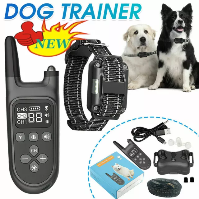 Hundetrainingshalsband Pet Shock Elektrische Fernbedienung Wasserdicht Training