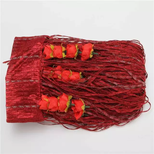 Door Curtain Curtain Line Rose Clothing Store Beauty Salon Hanging Curtain