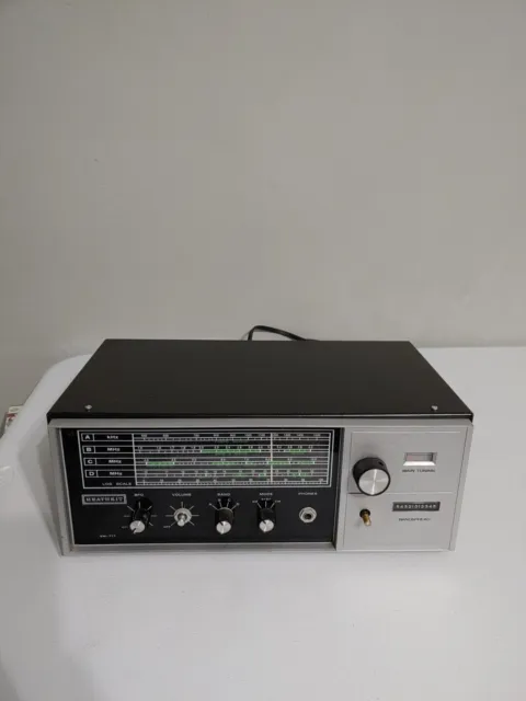 Heathkit SW-717 Shortwave Radio Receiver Tested & Works Please Read Description