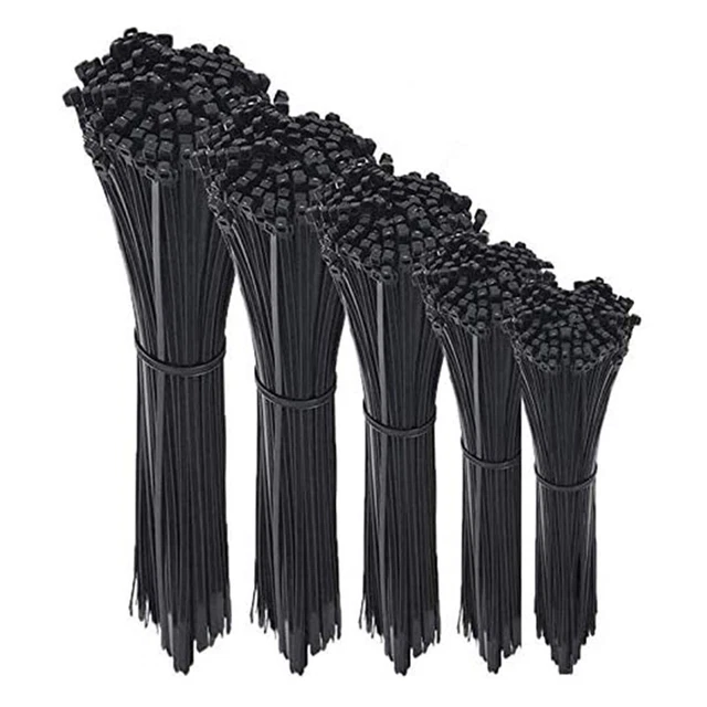 500pcs Cable Binder Black High Performance Cable Binder 2.5 X 100mm, 2, Z7F8