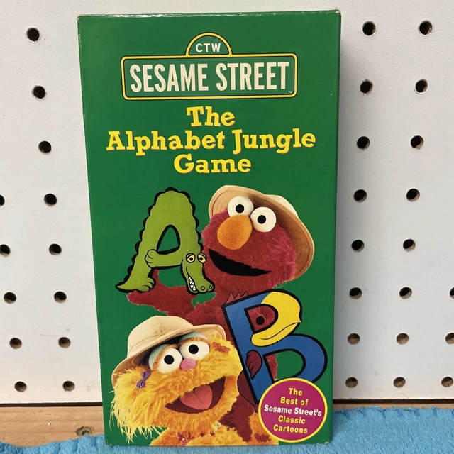 SESAME STREET The Alphabet Jungle Game (VHS, 1998) EUR 10,01