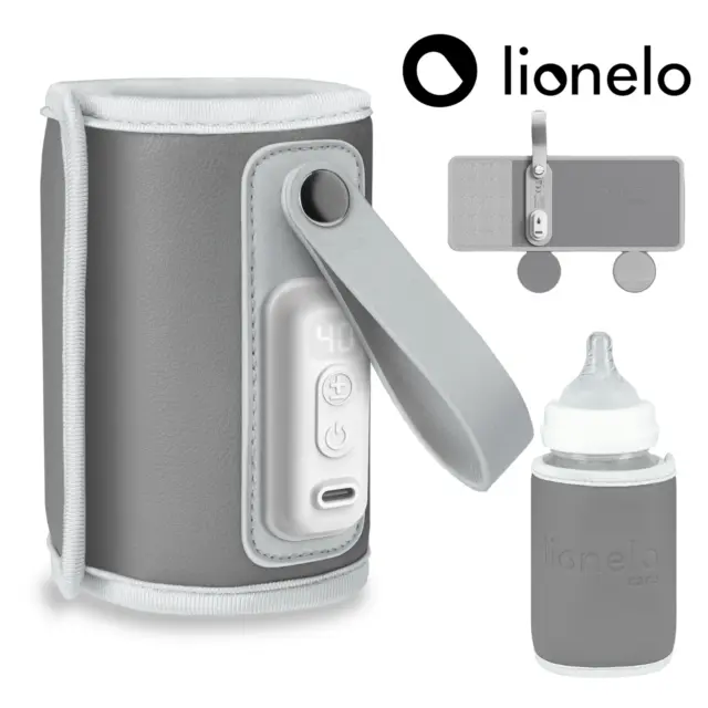 Lionelo Thermup Go Tragbarer Babyflaschenwärmer USB-Ladefunktion Milcherwärmun