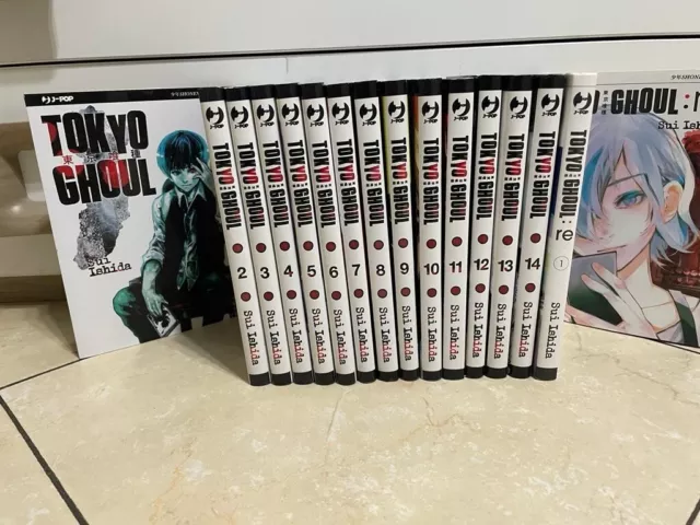 Tokyo Ghoul serie completa 1-14 + Tokyo Ghoul Re sequenza 1-2