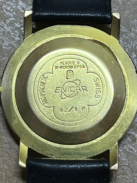 Montre Enicar ultra plate. 6