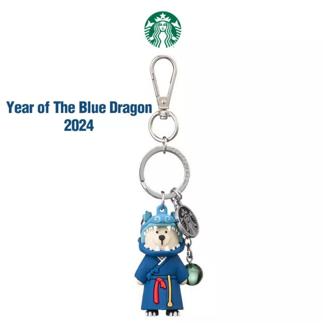 STARBUCKS KOREA 2024 New Year Blue Dragon Bearista Bear Dragon Orb