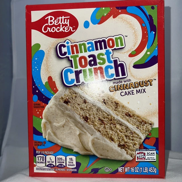 BETTY CROCKER CINNAMON Toast Crunch Coffee Cake Mix 14.8 Oz WORLDWIDE