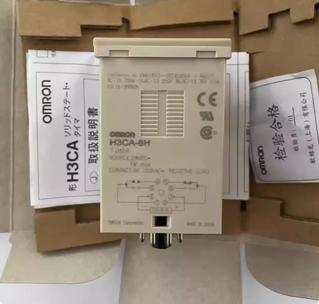 1PC New Omron Timer H3CA-8H 24VDC #LL
