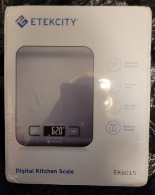 Baterías de acero inoxidable Etekcity a escala de cocina digital incluidas