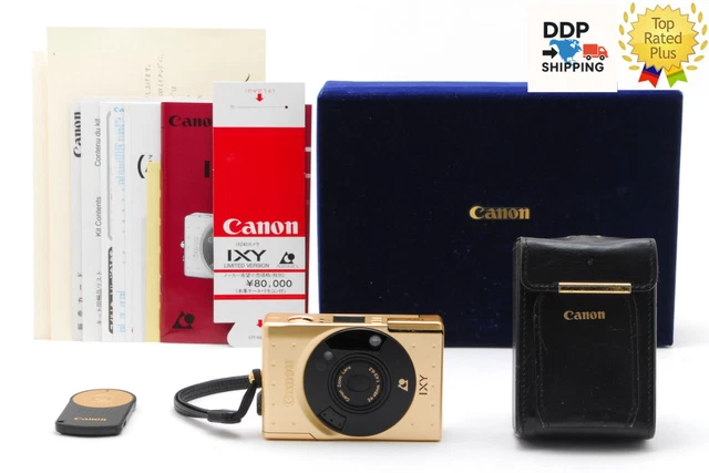 MINT] CANON IXY 240 Gold 60th Anniversary Limited APS Film Camera