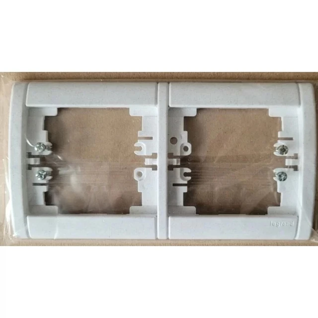 85002 LEGRAND, SAGANE plaque triple Verticale Opalis Blanc interrupteur
