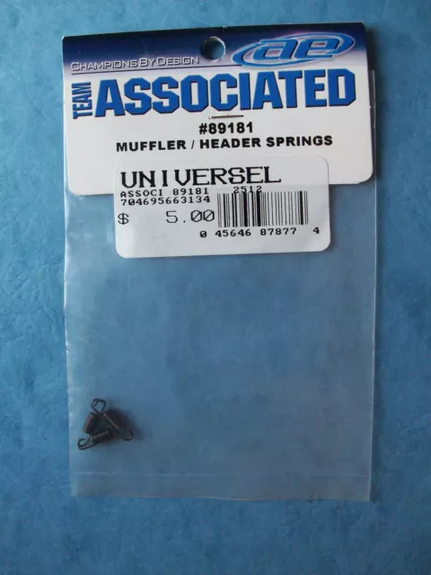 Vintage Team Associated 89181 Muffler / Header Springs (3) Asc89181 Nip