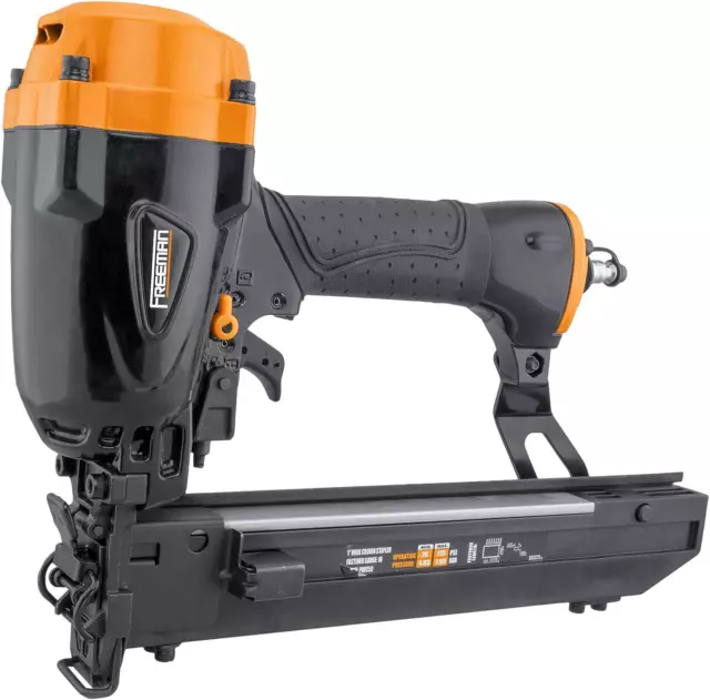 Freeman PWC50 Pneumatic 16 Gauge 1 Wide Crown Stapler for Senco P Type Staples Freeman PWC50 Pneumatic 16 Gauge 1 Wide Crown Stapler for Senco P Type Staples