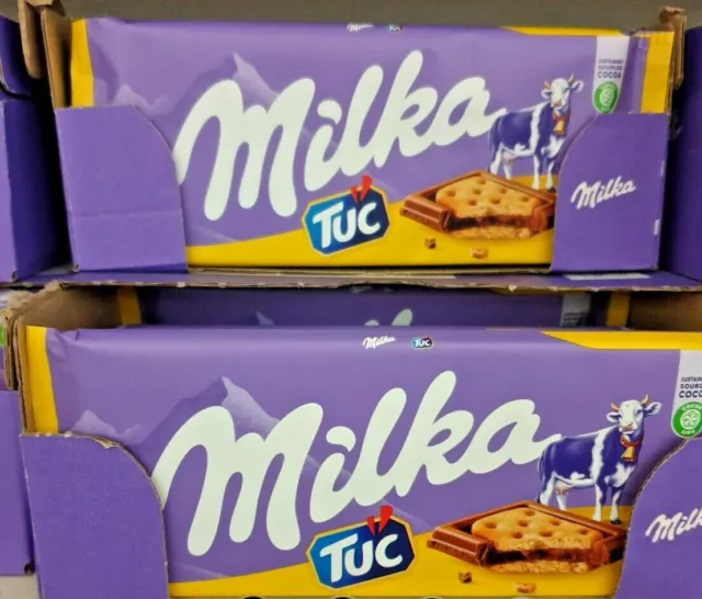 Milka Tuc Tavoletta di Cioccolato e Tuc da 87g