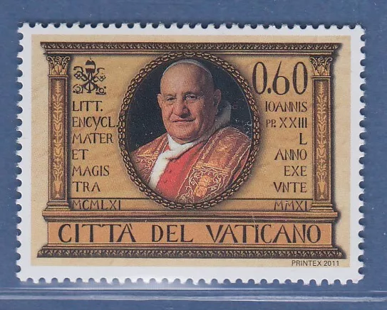 Vatikan 2011 Mi.-Nr. 1719 Sondermarke ** Enzyklika Mater et Magistra