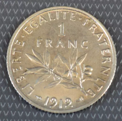 1 franc en argent 1912 réf AP152