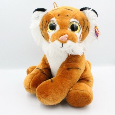 Doudou Lion Marron Blanc Yeux Brillants Toy S Compagny Chat Lion Tigre Class Eur 19 90 Picclick Fr