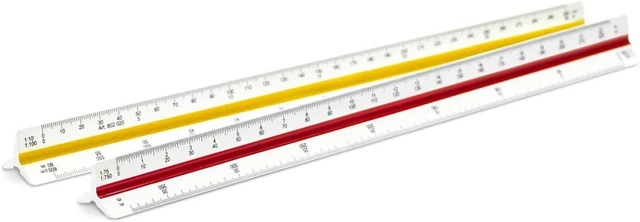 LIQUIDRAW METRIC TRIANGULAR Scale Ruler 30cm, Architectural £6.99 ...