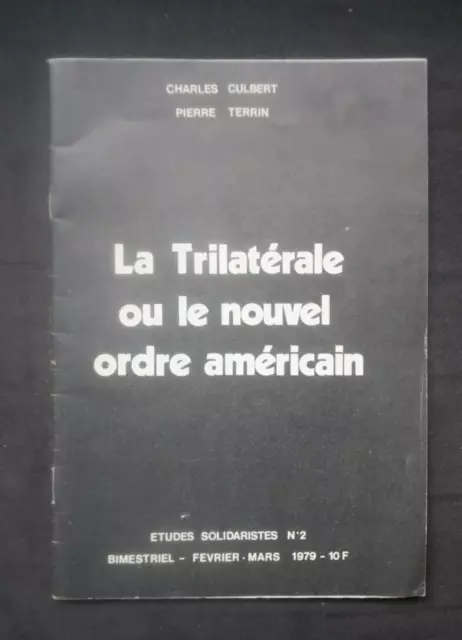 Etudes solidaristes Jean-Gilles Malliarakis