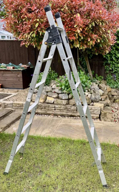 Youngman Aluminium 3 Way Combination Multi Purpose Step Ladder, 530004, 2-4meter 2