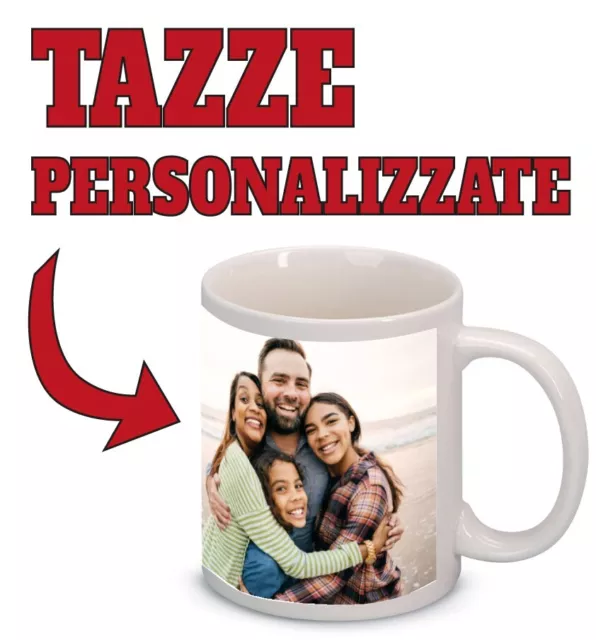 Tazza personalizzata con foto IDEA REGALO ceramica stampa per uso alimentare AAA