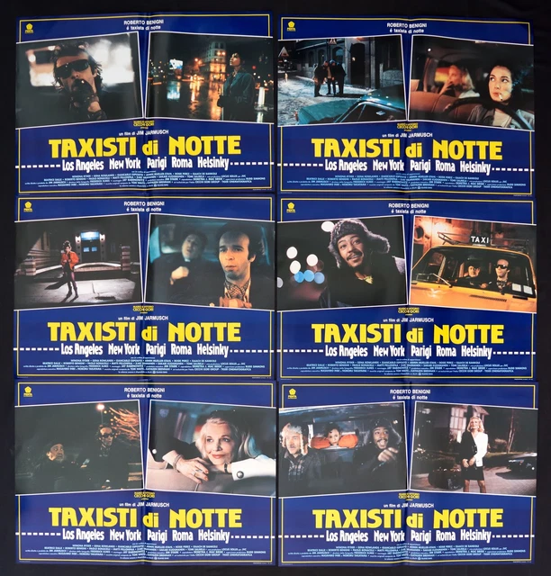 FOTOBUSTE TAXISTI DI NOTTE roberto benigni jarmuch winona ryder F209