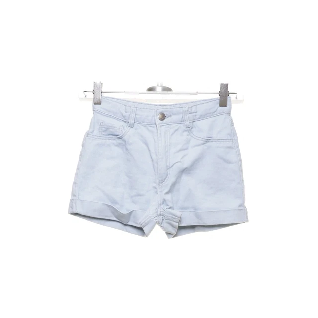 H&M, Jeans Shorts, Größe: 140, Blau, Baumwolle, Einfarbig, Unisex (Kinder)
