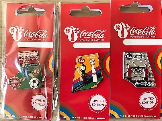 London 2012 Olympics Coca Cola Day Of The Games Day 13 Mascot Wenlock Pin Badge