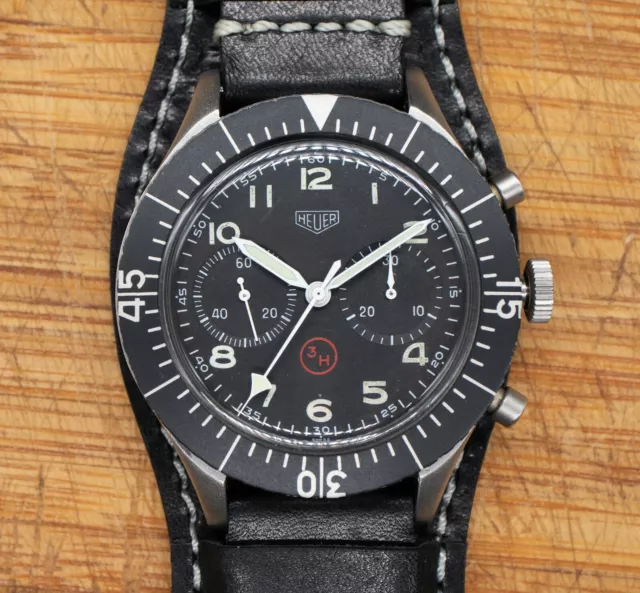 CHRONOGRAPHE HOMME AUTOMATIQUE Heuer Bundeswehr Bund 1550 SG 3H T