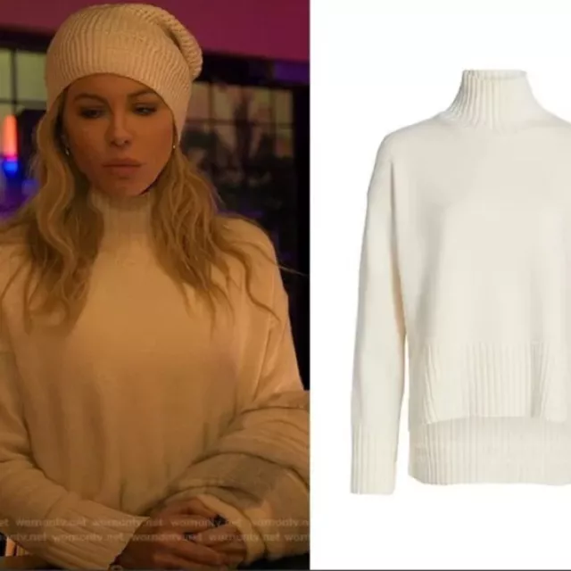 🎥 Guilty Party TV Show CO Essentials Ribbed Turtleneck Sweater