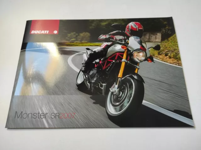 Ducati Monster SR de 2007 FR/D Prospectus Catalogue Brochure Moto
