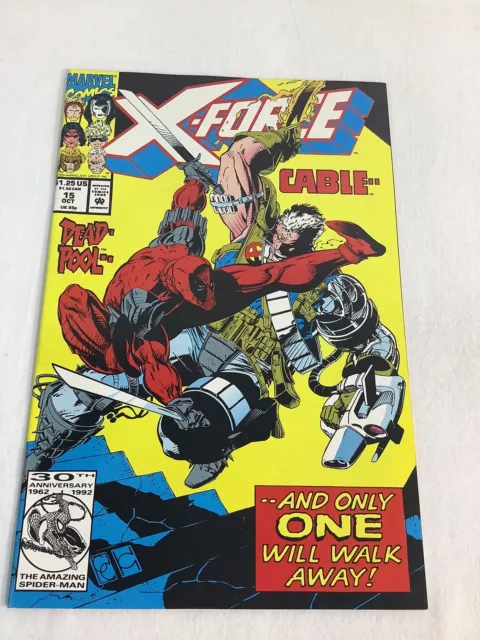 X-FORCE #15 CABLE VS DEADPOOL  Marvel Comics 1992