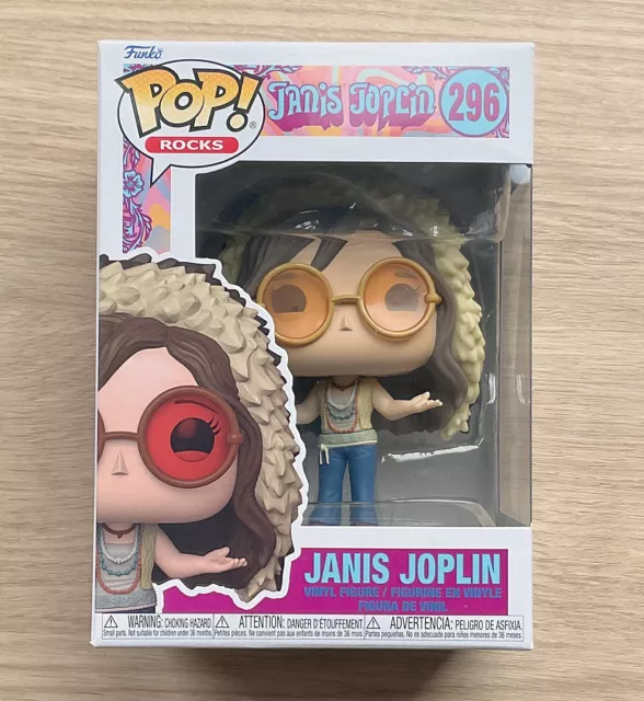 Funko Pop Rocks Janis Joplin #296 + protezione gratuita