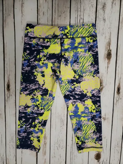 ivivva by Lululemon Girl's Size 14 Multi-color Wild Pattern Capri Pant 2