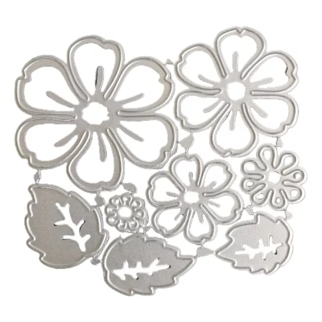 Card Mold Flowers and Leaves Cutting Dies Set for Cards Scrapbooking