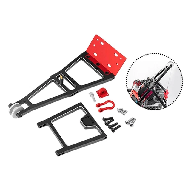 Hobby Fans Aluminum RC Winch & Tow Crane Kit With 35KG Servo For 1/10 Scale RC Crawlers