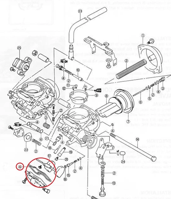 Carburetor Repair Rebuild Kit Diaphragm For Suzuki VL1500 VL800/Z