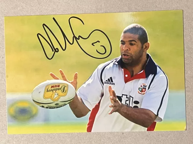 Colin Charvis - British Lions Rugby Signed 6x4 Photo