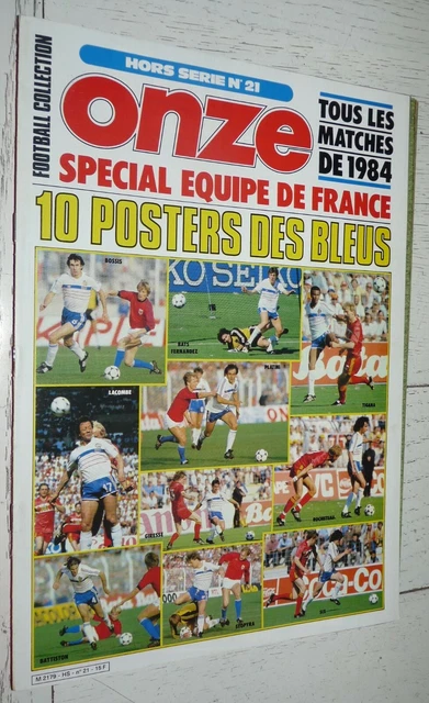 France Football N°1993 - 19/06/1984 - Euro 84 : France-Belgique 5-0 (Giresse, Tigana)