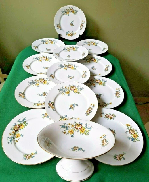 Service De Vaisselle Ancien – Porcelaine De France Signé G.S.L – Style Romantique