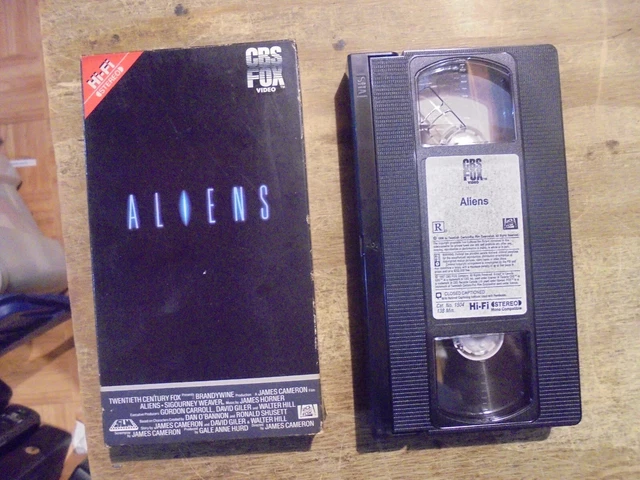 ALIENS 1987 ORIGINAL Release VHS CBS FOX RED LABEL Sigourney Weaver ...