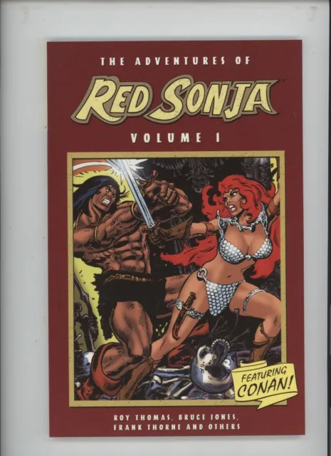 The Adventures Of Red Sonja Vol 1 Nm 9.6 Trade Thomas Thorne Jones Work Great Co