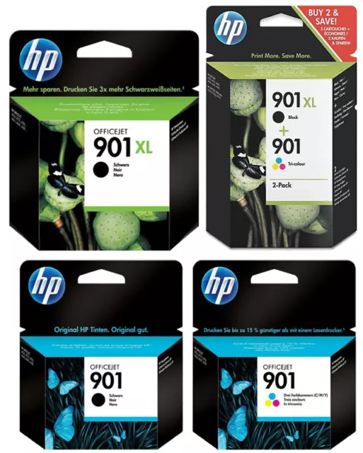 Cartucce originali HP 901 901XL per OfficeJet 4500 4600 J4500 J4524 J4535 J4680C