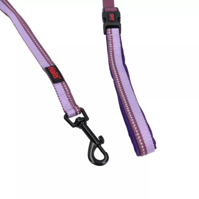 Small Purple All-In-One Shock Absorber Hand Free Running Dog Walking Lead 3