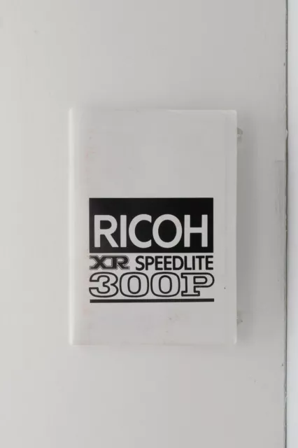 Ricoh XR Speedlite 300 P Bedienungsanleitung +++ von classic-cameras +++